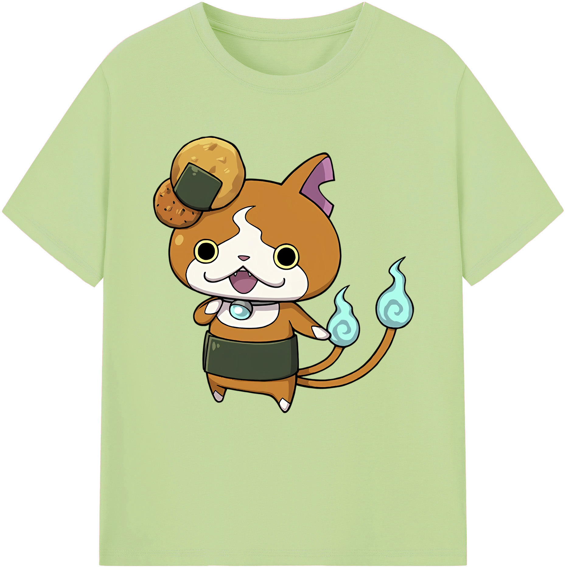 （画像用） 妖怪ウォッチ Yo-kai Watch 綿100％半袖Tシャツ（フロントプリント）